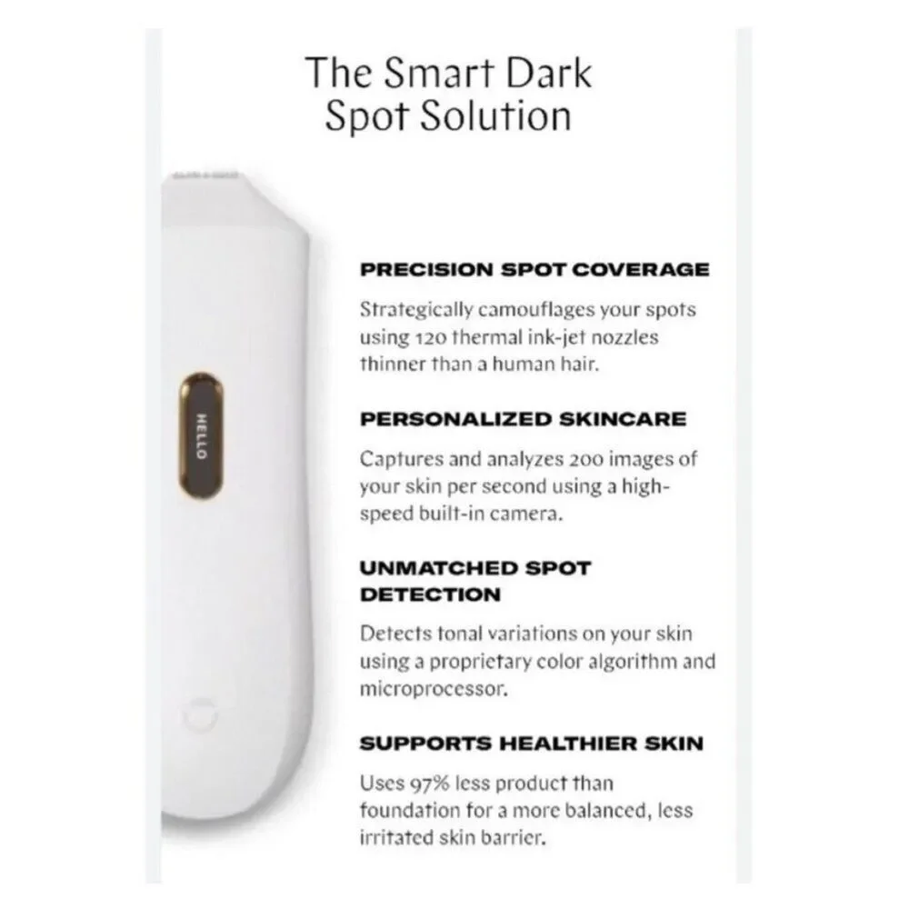 Opte Precision Skincare System Inkjet Makeup Wand +2 Refills Fair Light Formula